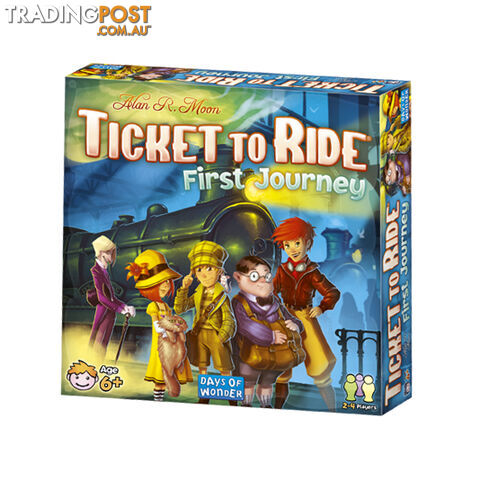 Ticket to Ride: First Journey Board Game - Days of Wonder - Tabletop Board Game GTIN/EAN/UPC: 824968201251