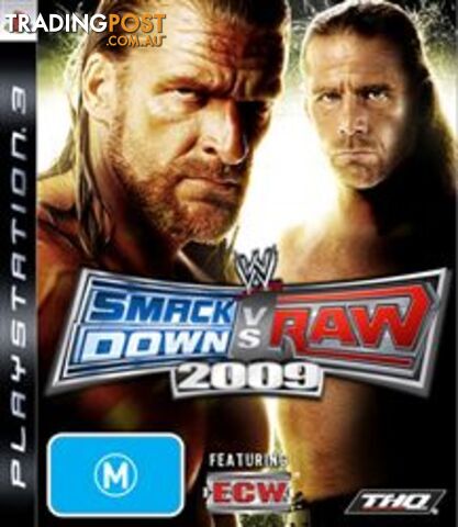 WWE Smackdown vs Raw 2009 [Pre-Owned] (PS3) - THQ - Retro P/O PS3 Software GTIN/EAN/UPC: 4005209109123