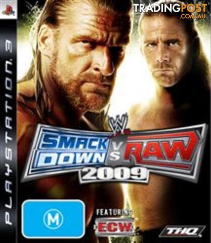 WWE Smackdown vs Raw 2009 [Pre-Owned] (PS3) - THQ - Retro P/O PS3 Software...
