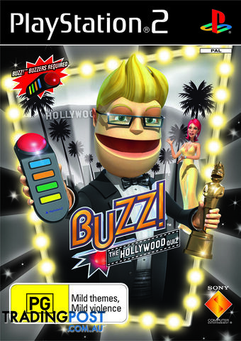 Buzz!: The Hollywood Quiz (Game Only) [Pre-Owned] (PS2) - Retro PS2 Software GTIN/EAN/UPC: 711719608356