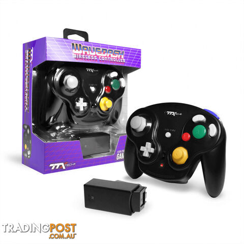 TTX Tech Wavedash Wireless Gamecube Controller (Black) - TTX Tech - Retro...