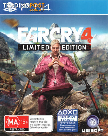 Far Cry 4 Limited Edition (PS4) - Ubisoft - PS4 Software GTIN/EAN/UPC: 3307215793688
