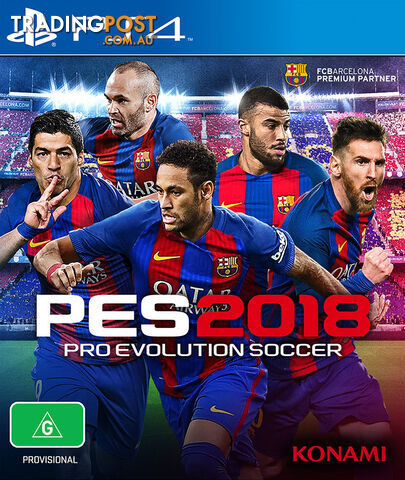 Pro Evolution Soccer 2018 [Pre-Owned] (PS4) - Konami - P/O PS4 Software GTIN/EAN/UPC: 4012927103203