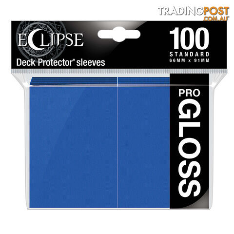 Ultra Pro Eclipse Gloss Deck Protectors 100 Pack (Pacific Blue) - Ultra Pro - Tabletop Trading Cards Accessory GTIN/EAN/UPC: 074427156022