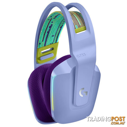 Logitech G733 Lightspeed Wireless RGB Gaming Headset (Lilac) - Logitech - Headset GTIN/EAN/UPC: 097855157218 - photo 2 of 3