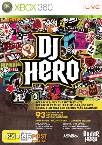 DJ Hero [Pre-Owned] (Xbox 360) - FreeStyleGames REFDJHER - P/O Xbox 360 Software