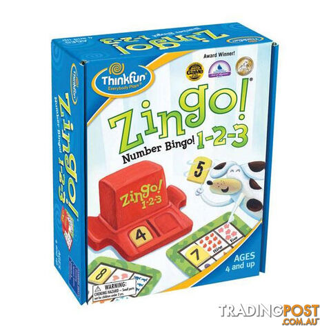 Thinkfun Zingo 1 2 3 Number Bingo Board Game - ThinkFun - Tabletop Card Game GTIN/EAN/UPC: 019275077037