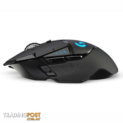 Logitech G502 Lightspeed Wireless Gaming Mouse with Hero 16K Sensor - Logitech - PC Accessory GTIN/EAN/UPC: 097855145260 - photo 5 of 9