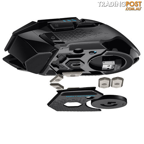 Logitech G502 Lightspeed Wireless Gaming Mouse with Hero 16K Sensor - Logitech - PC Accessory GTIN/EAN/UPC: 097855145260 - photo 4 of 9