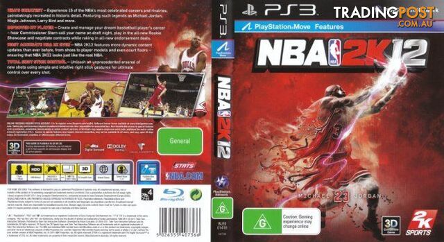 NBA 2K12 [Pre-Owned] (PS3) - 2K Games - Retro P/O PS3 Software GTIN/EAN/UPC: 5026555407366 - photo 2 of 5