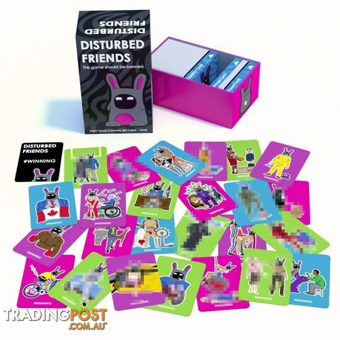 Disturbed Friends Card Game - Friendly Rabbit Inc - Tabletop Card Game GTIN/EAN/UPC: 013964794595 - photo 2 of 3