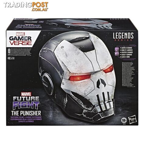 Marvel Legends Series The Punisher Premium Collector Gameverse Electronic Helmet - Hasbro - Merch Collectible Figures GTIN/EAN/UPC: 5010993648535