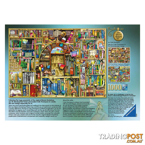 Ravensburger The Bizarre Bookshop 2 1000 Piece Jigsaw Puzzle - Ravensburger - Tabletop Jigsaw Puzzle GTIN/EAN/UPC: 4005556193141 - photo 2 of 3