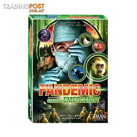 Pandemic: State of Emergency Expansion Board Game - Z-Man Games ZMG71103 - Tabletop Board Game GTIN/EAN/UPC: 681706711034