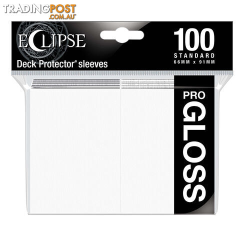 Ultra Pro Eclipse Gloss Deck Protectors 100 Pack (Arctic White) - Ultra Pro - Tabletop Trading Cards Accessory GTIN/EAN/UPC: 074427156008