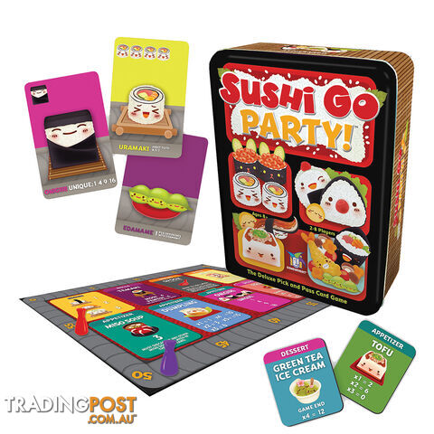 Sushi Go Party! Board Game - Gamewright GWR419 - Tabletop Board Game...