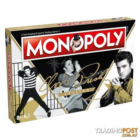 Monopoly Elvis Edition Board Game - Winning Moves - Tabletop Board Game GTIN/EAN/UPC: 5036905040143