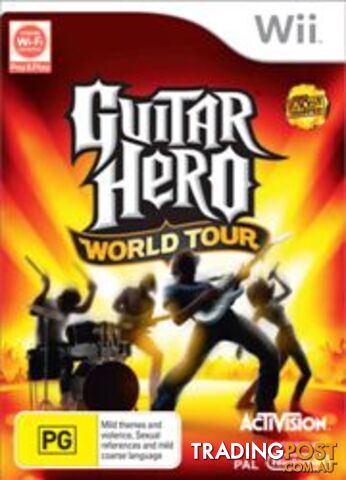 Guitar Hero: World Tour [Pre-Owned] (Wii) - Activision - P/O Wii Software GTIN/EAN/UPC: 5030917063671