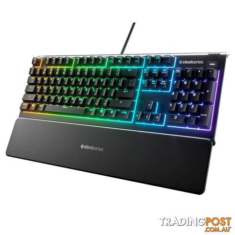 Steelseries Apex 3 Hybrid RGB Mechanical Keyboard - Steelseries - PC Accessory GTIN/EAN/UPC: 5707119038805 - photo 4 of 9