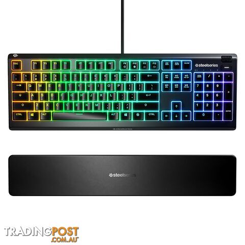 Steelseries Apex 3 Hybrid RGB Mechanical Keyboard - Steelseries - PC Accessory GTIN/EAN/UPC: 5707119038805 - photo 3 of 9