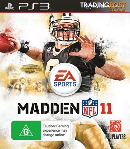 Madden NFL 11 [Pre-Owned] (PS3) - Electronic Arts - Retro P/O PS3 Software GTIN/EAN/UPC: 5030941086813