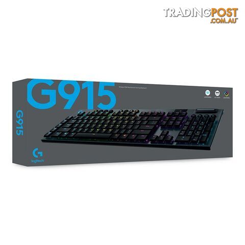 Logitech G915 Lightspeed RGB GL Clicky Wireless Mechanical Gaming Keyboard - Logitech - PC Accessory GTIN/EAN/UPC: 097855149213 - photo 5 of 5