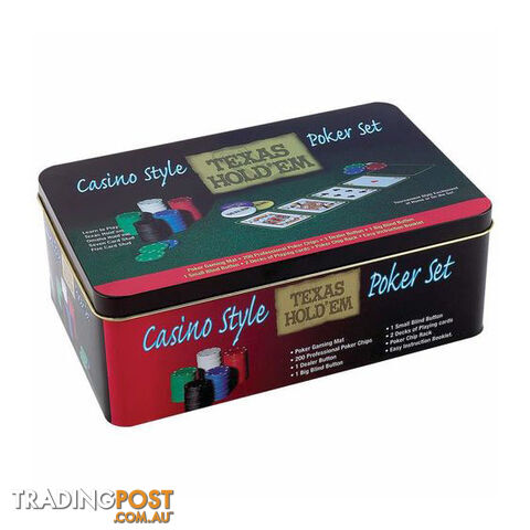 Texas Hold'Em Casino Style Poker Set - Jedko Games - Tabletop Card Game GTIN/EAN/UPC: 9320383370233