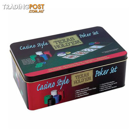 Texas Hold'Em Casino Style Poker Set - Jedko Games - Tabletop Card Game GTIN/EAN/UPC: 9320383370233