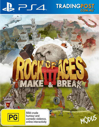 Rock of Ages 3: Make & Break (PS4) - Modus Games LLC - PS4 Software GTIN/EAN/UPC: 5016488134156