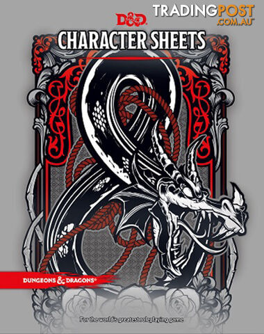 Dungeons & Dragons Character Sheets - Wizards of the Coast C36860000 - Tabletop Role Playing Game GTIN/EAN/UPC: 9780786966189