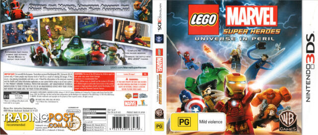 LEGO Marvel Super Heroes: Universe in Peril [Pre-Owned] (3DS) - P/O 2DS/3DS Software GTIN/EAN/UPC: 9325336168479 - photo 2 of 2