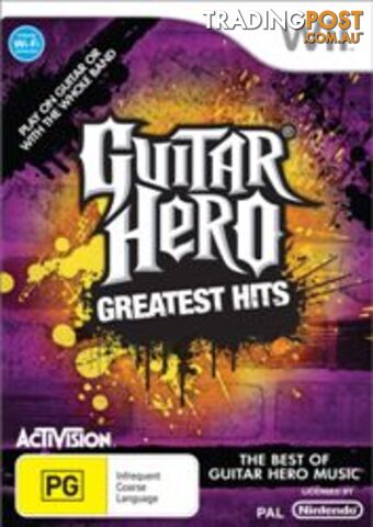 Guitar Hero: Greatest Hits [Pre-Owned] (Wii) - Activision - P/O Wii Software GTIN/EAN/UPC: 5030917068751