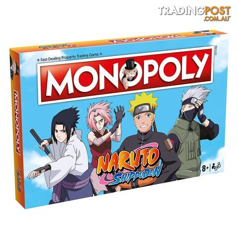 Monopoly Naruto Edition Board Game - Winning Moves - Tabletop Board Game GTIN/EAN/UPC: 5036905038690