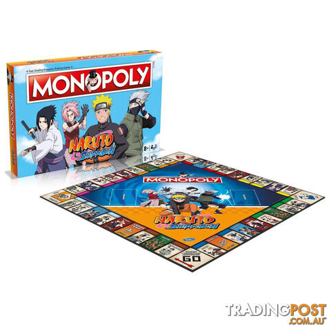 Monopoly Naruto Edition Board Game - Winning Moves - Tabletop Board Game GTIN/EAN/UPC: 5036905038690 - photo 2 of 3