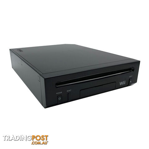 Nintendo Wii Black Console (With Gamecube Ports) [Pre-Owned] - Nintendo - P/O Wii Console - photo 2 of 7