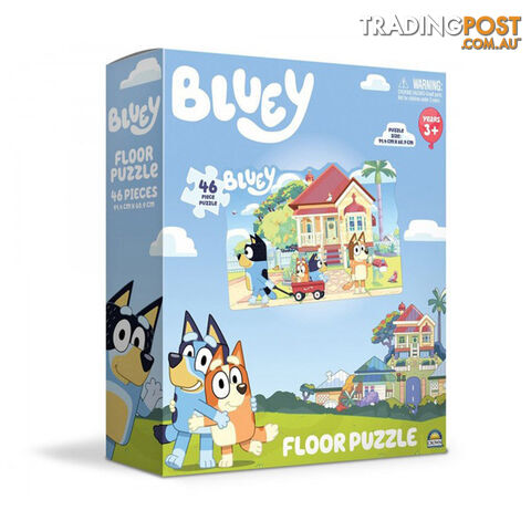 Bluey 46 Piece Floor Puzzle - Crown Products - Toys Games & Puzzles GTIN/EAN/UPC: 9317762185823