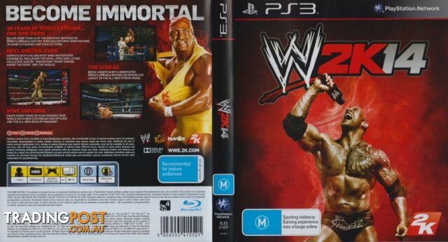 WWE 2K14 [Pre-Owned] (PS3) - 2K Games - Retro P/O PS3 Software GTIN/EAN/UPC: 5026555415521 - photo 2 of 7