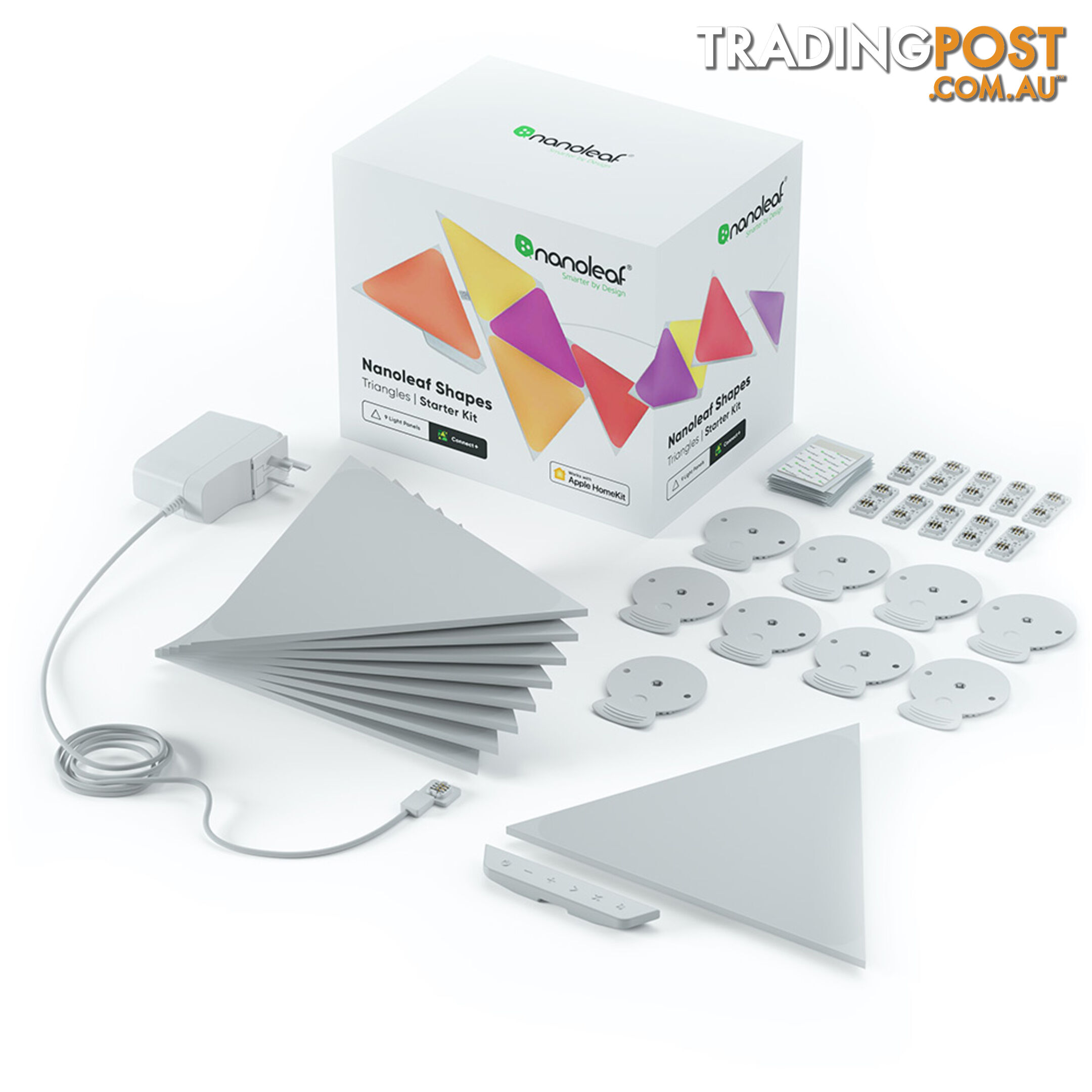 Nanoleaf Shapes Triangle 9 Panel Starter Kit - Nanoleaf - Merch Decor and Lifestyle GTIN/EAN/UPC: 840102701883