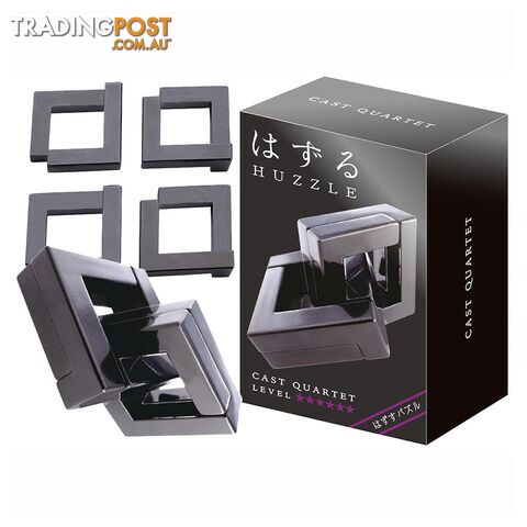 Hanayama Level 6 Quartet Cast Puzzle - Hanayama Co.,LTD. - Tabletop Puzzle Game GTIN/EAN/UPC: 779090900377