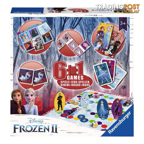 Frozen 2: 6-In-1 Board Game - Ravensburger - Tabletop Board Game GTIN/EAN/UPC:...