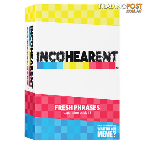 Incohearent Fresh Phrases Expansion Pack #1 - What Do You Meme LLC - Tabletop Card Game GTIN/EAN/UPC: 810816030647