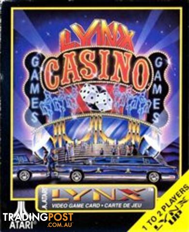 Casino Games (Atari Lynx) - Atari - Retro Lynx Software GTIN/EAN/UPC: 077000502995