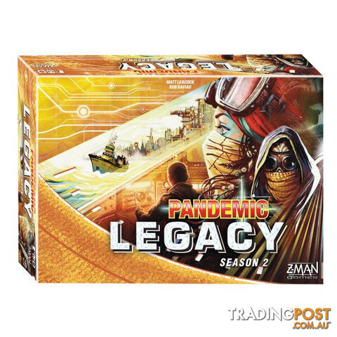 Pandemic Legacy: Season 2 Yellow Edition Board Game - Z-Man Games ZM7173 - Tabletop Board Game GTIN/EAN/UPC: 841333103309