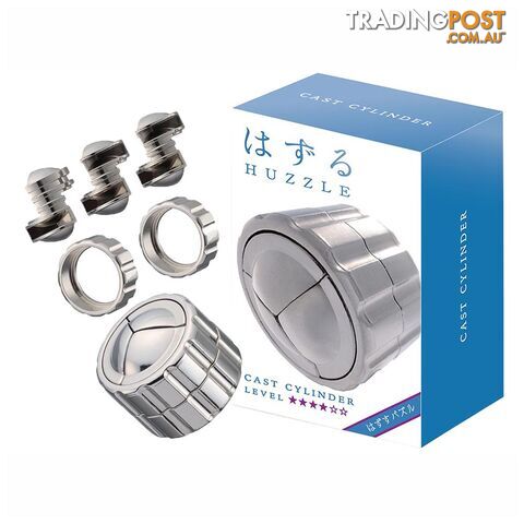 Hanayama Level 4 Cylinder Cast Puzzle - Hanayama Co.,LTD. - Tabletop Puzzle Game GTIN/EAN/UPC: 779090900643