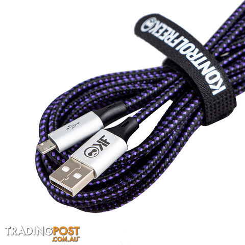 KontrolFreek USB A to Micro USB 12ft Cable for Xbox One and PS4 - KontrolFreek - PC Accessory GTIN/EAN/UPC: 850007079352 - photo 3 of 4