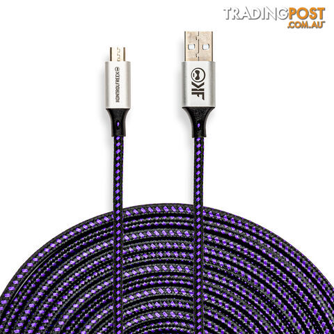 KontrolFreek USB A to Micro USB 12ft Cable for Xbox One and PS4 - KontrolFreek - PC Accessory GTIN/EAN/UPC: 850007079352 - photo 2 of 4