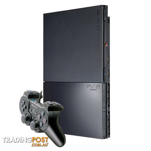 PlayStation 2 Slim Black Console [Pre-Owned] - Sony - Retro PS2 Console GTIN/EAN/UPC: 711719638643