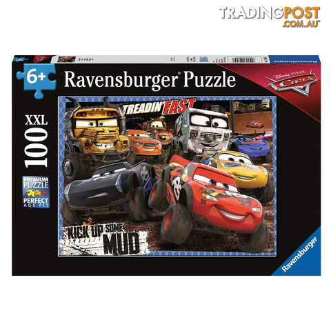 Ravensburger Disney Pixars Cars Mudders 100 Piece XXL Jigsaw Puzzle - Ravensburger - Tabletop Jigsaw Puzzle GTIN/EAN/UPC: 4005556128457