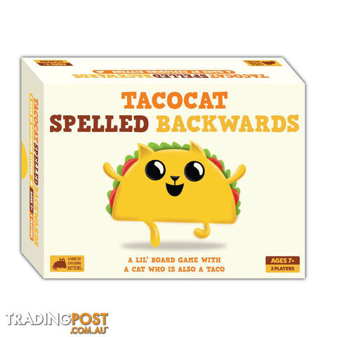 Tacocat Spelled Backwards Board Game - Exploding Kittens LLC - Tabletop Board Game GTIN/EAN/UPC: 852131006433