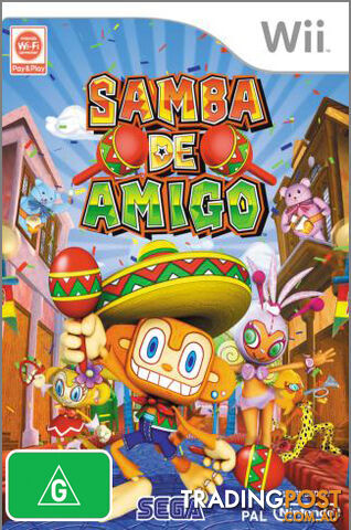 Samba De Amigo [Pre-Owned] (Wii) - SEGA - P/O Wii Software GTIN/EAN/UPC:...